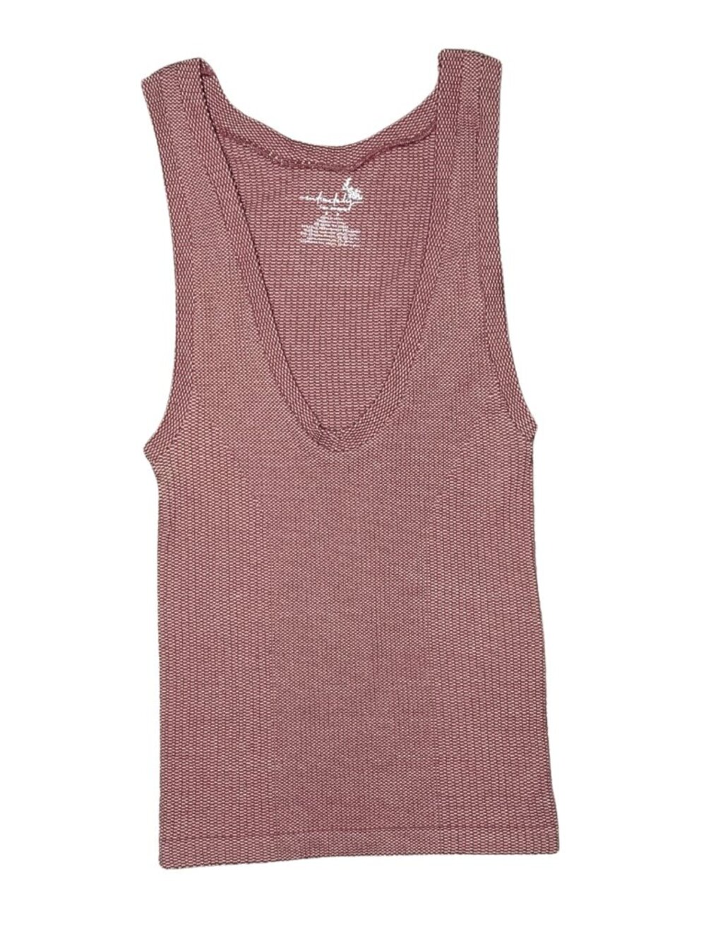 Intimately Free People Mauve Plunge Neck Tank Top